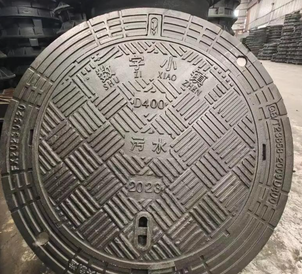 博兴球墨铸铁防沉降井盖展示